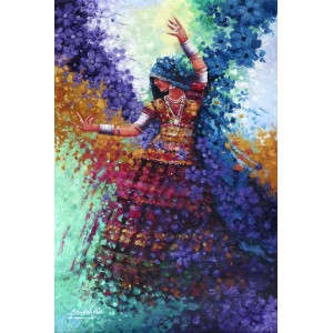 Bandah Ali, 24 x 36 Inch, Acrylic on Canvas, Figurative-Painting, AC-BNA-019
